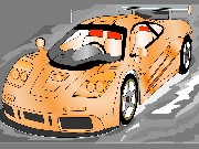 Obrázek, online omalovánka pro malé děti k vybarvení McLaren, Auta Obrázky vytisknutí zadarmo.