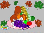 Obrázek, online omalovánka pro malé děti k vybarvení Ovoce a zelenina, Ostatní Obrázky vytisknutí zadarmo.