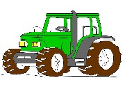 Obrázek, online omalovánka pro malé děti k vybarvení Traktor, Doprava Obrázky vytisknutí zadarmo.