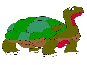 Obrázek, online omalovánka pro malé děti k vybarvení Želva, Zvířátka Obrázky vytisknutí zadarmo.