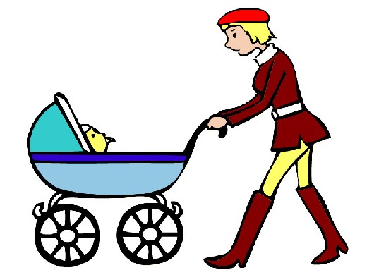 Obrázek, omalovánka Matka s dítětem pro děti