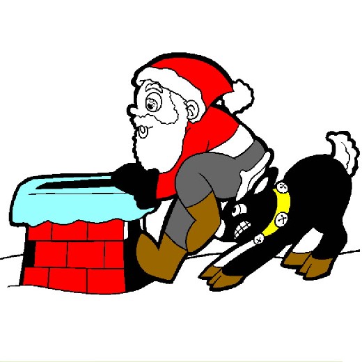 Obrázek, omalovánka Santa Klaus pro děti
